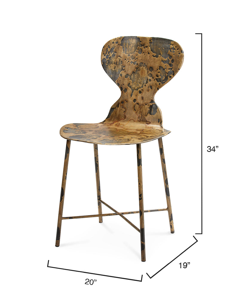 media image for McCallan Metal Chair design by Jamie Young 256