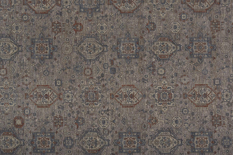 media image for Gilford Gray and Blue Rug by BD Fine Texture Image 1 26