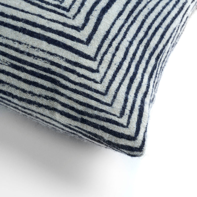 media image for White Linear Square Cushion 236