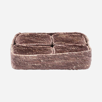 product image of guna basket brown red 1 517