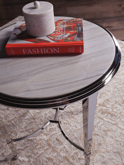 product image for ss sangiovese silver end table by artistica home 01 2112 959 5 40