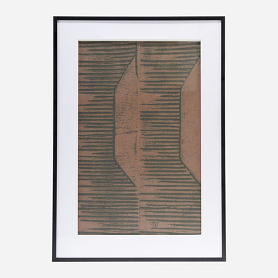 product image for fields illustration w frame red brown 1 34