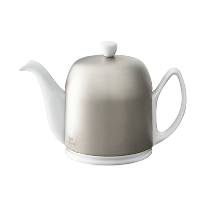 product image of salam 6 cup teapot in white with zinc lid 1 582