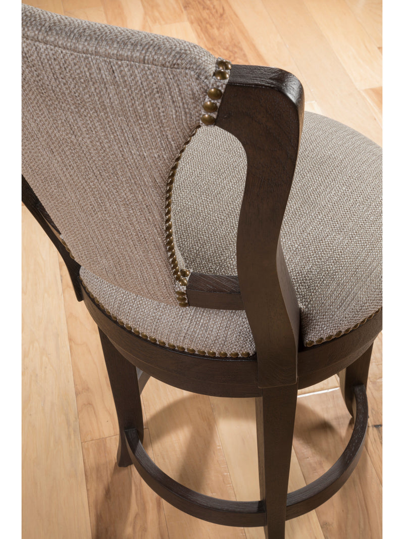 media image for verbatim upholstered swivel counter stool by artistica home 01 2170 895 01 6 296