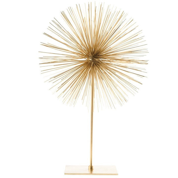 media image for spike sphere sculpture on stand gold by torre tagus 3 274