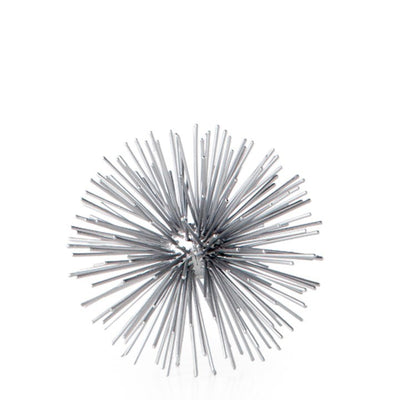 product image for spike decor sphere ball silver by torre tagus 2 3