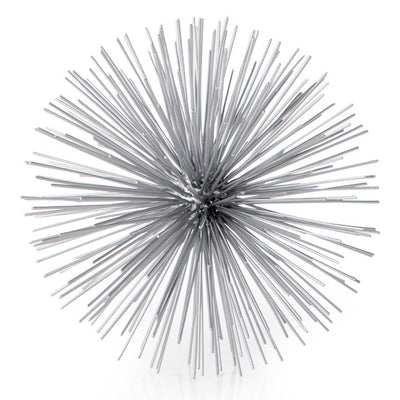 product image for spike decor sphere ball silver by torre tagus 3 81