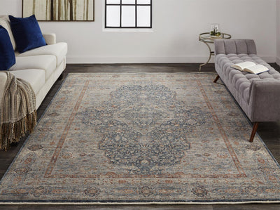 product image for Gilford Gray and Rust Rug by BD Fine Roomscene Image 1 21