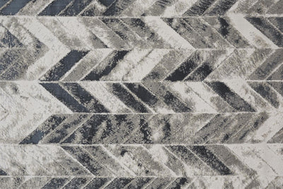 product image for Orin Silver and Black Rug by BD Fine Texture Image 1 92