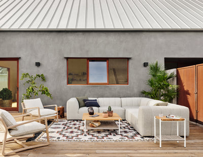 product image for Gwen Outdoor 5 Pc Sectional 95