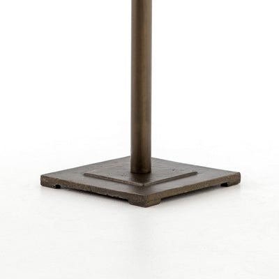 product image for fannin bar table in aged brass 5 7