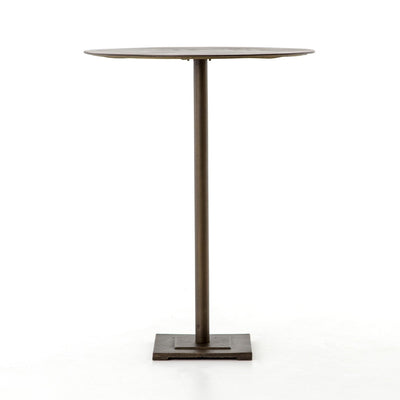 product image for fannin bar table in aged brass 6 18