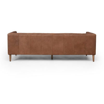 product image for Williams Leather Sofa In New Chocolate 34