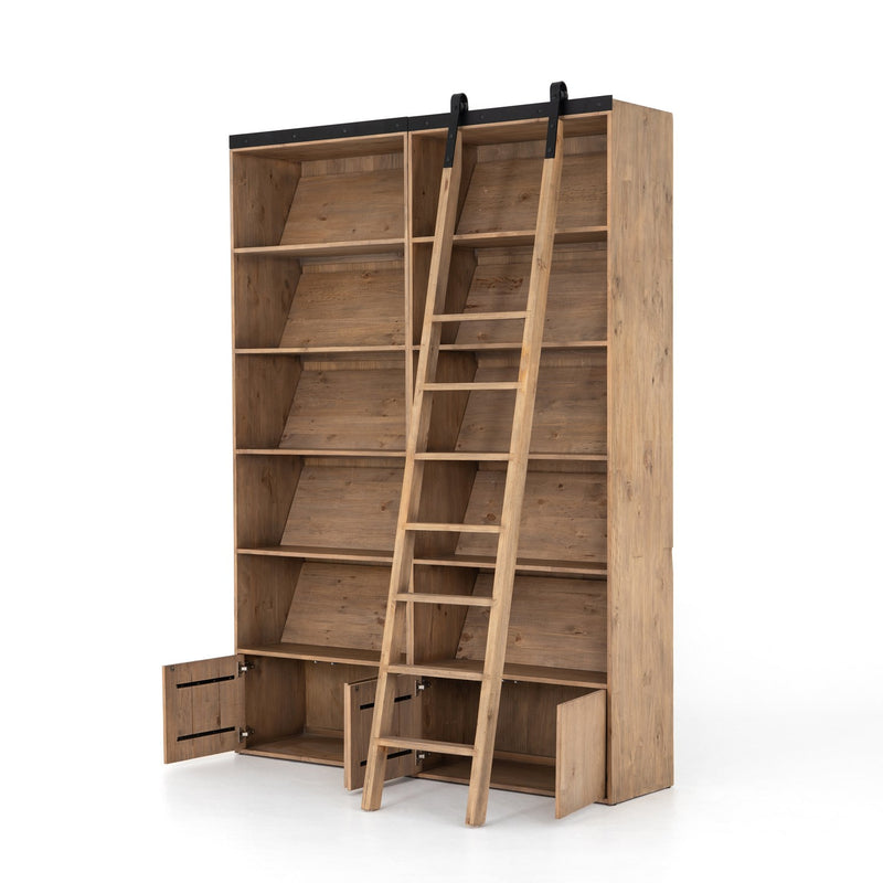 media image for bane double bookshelf ladder by bd studio 5 218