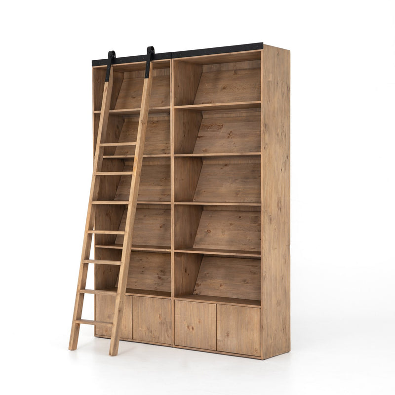 media image for bane double bookshelf ladder by bd studio 16 256