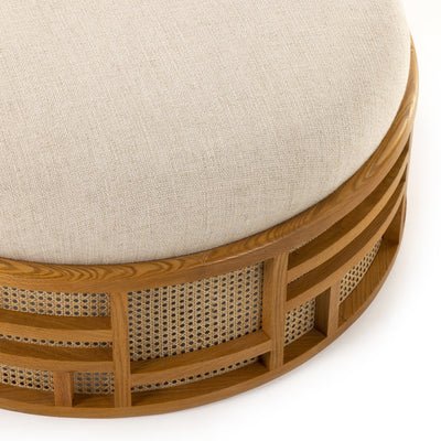 product image for june round ottoman by bd studio 225302 001 8 24