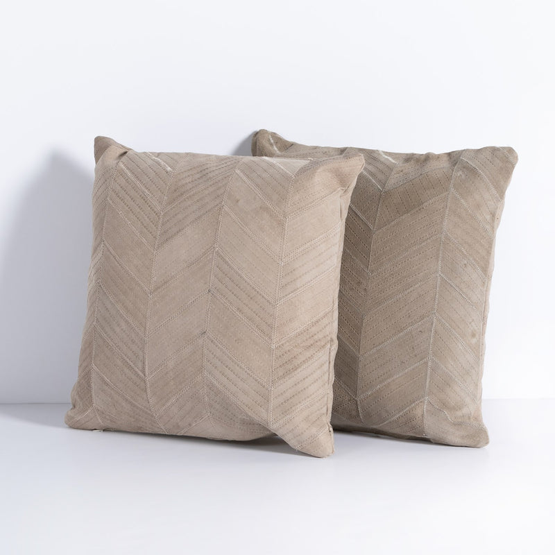 media image for Sevanne Chevron Pillow Set in Montana Sage by BD Studio 281