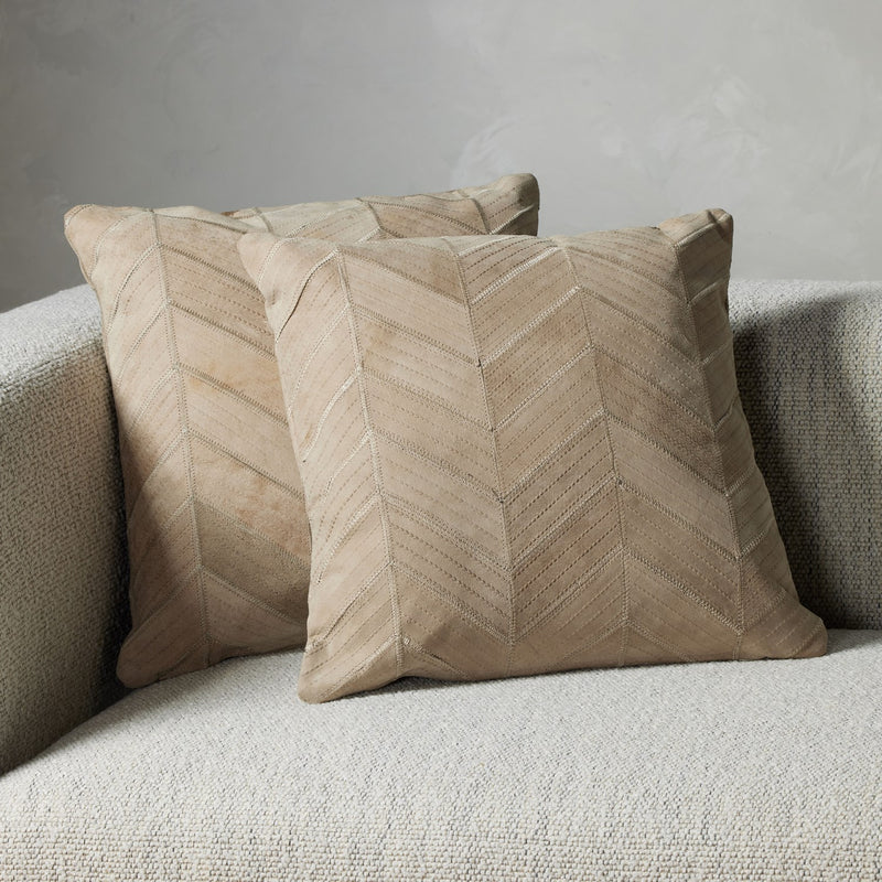 media image for Sevanne Chevron Pillow Set in Montana Sage by BD Studio 212