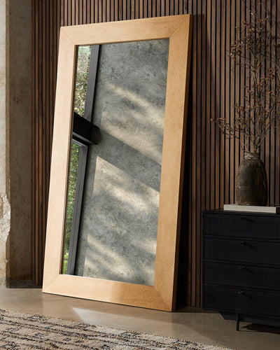 product image for burl wood floor mirror by bd studio 225678 002 6 36