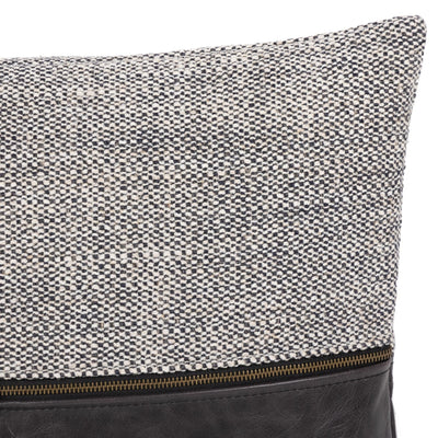 product image for leather linen pillow by bd studio 225798 012 4 80