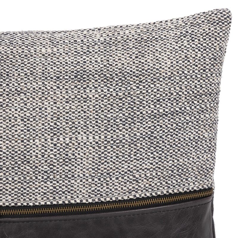 media image for leather linen pillow by bd studio 225798 012 4 251