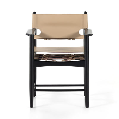 product image for parsal dining chair almond leather blend by bd studio 225869 002 open box 2 90