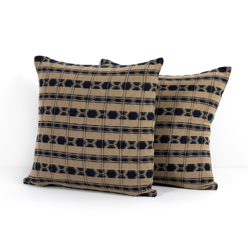 media image for striped ikat pillow set of 2 1 275