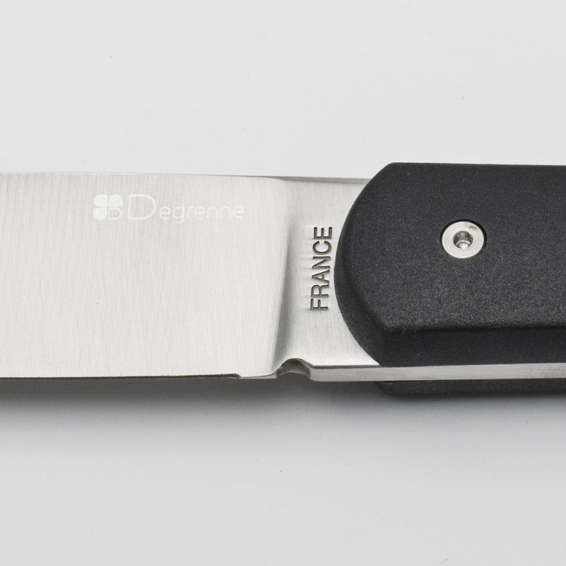 media image for Mirror Mirage Gift Box Set of 6 Steak Knives in Anthracite by Degrenne Paris 249