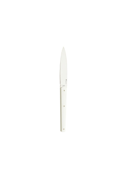 product image for Mirror Mirage Gift Box of 6 Table Steak Knives in White by Degrenne Paris 88