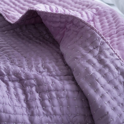 product image for Chenevard Damson & Magenta Silk Quilt and Shams design by Designers Guild 4