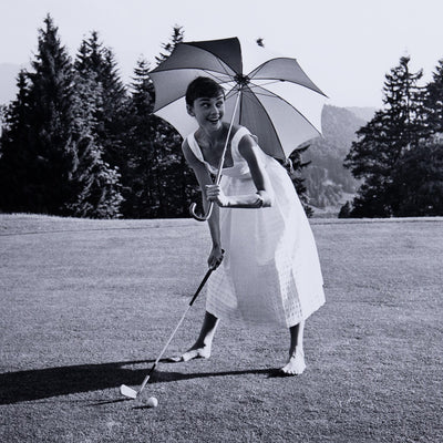 product image for Golfing Hepburn By Getty Images 87
