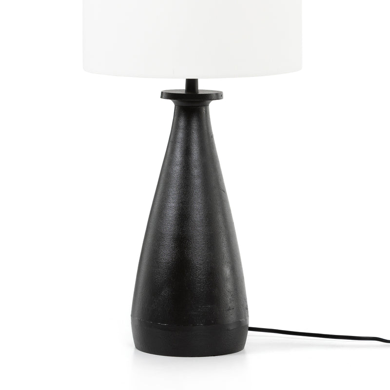 media image for Innes Table Lamp in Textured Black 213