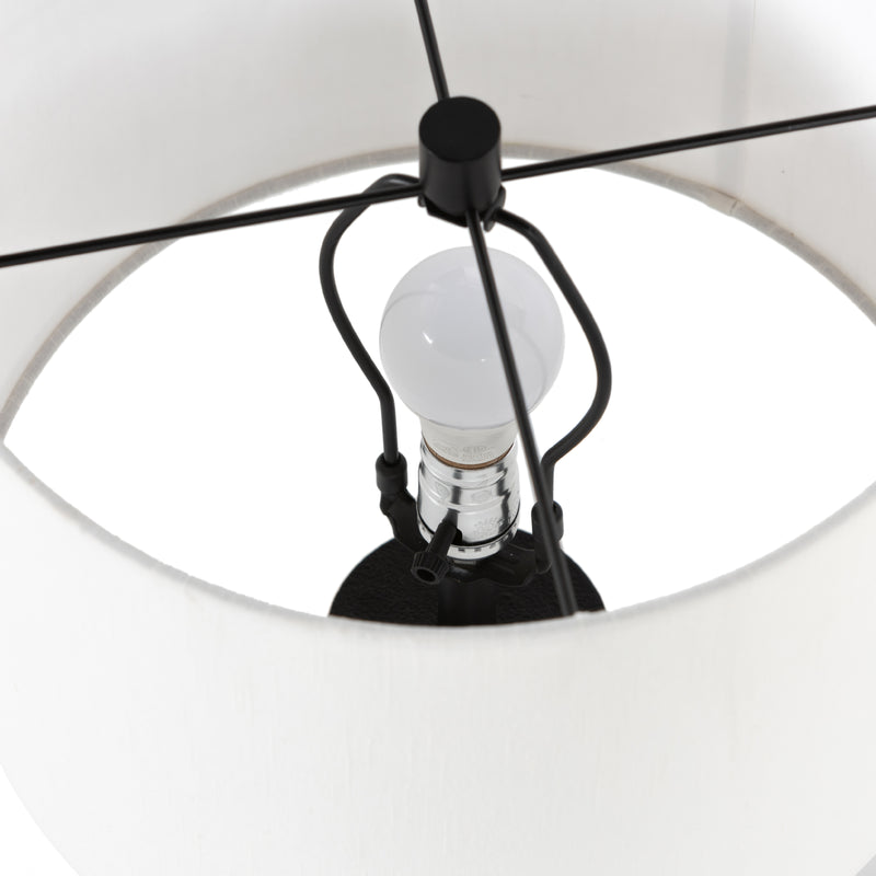 media image for Innes Table Lamp in Textured Black 249
