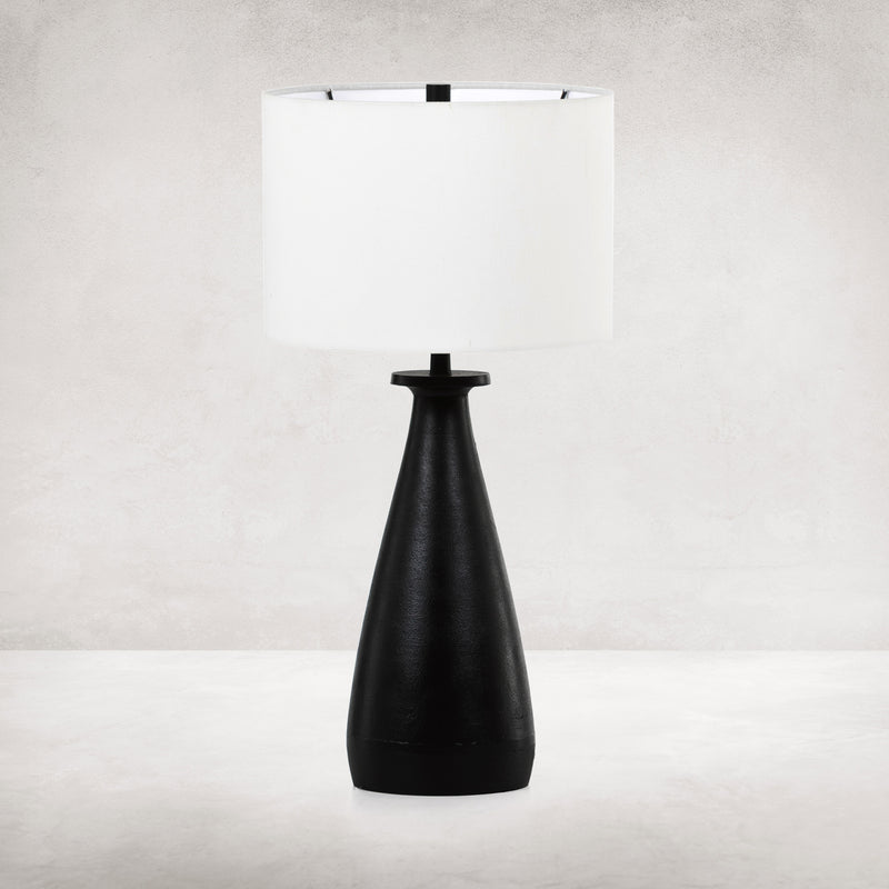 media image for Innes Table Lamp in Textured Black 258