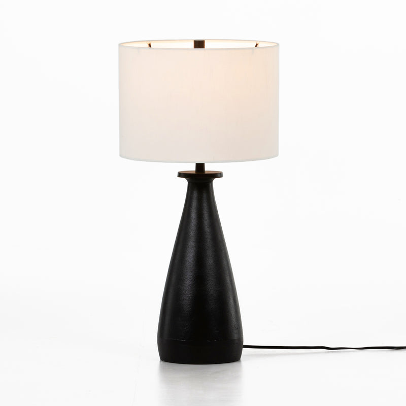 media image for Innes Table Lamp in Textured Black 239
