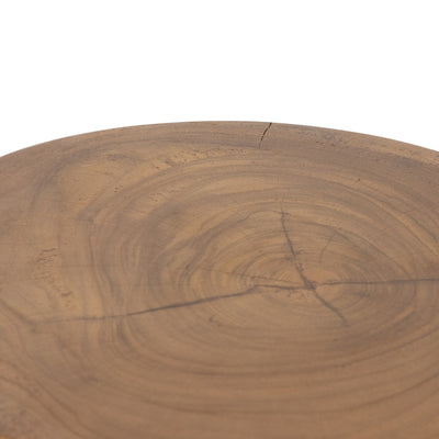 product image for jovie outdoor end table natural teak 5 84