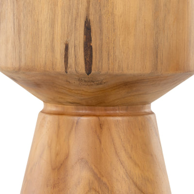 product image for jovie outdoor end table natural teak 7 7