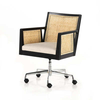 product image of antonia arm desk chair brushed ebony 1 563