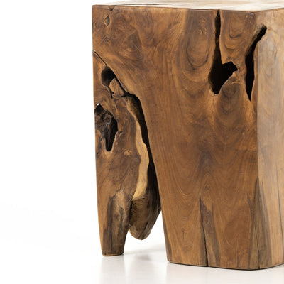product image for teak square stool by bd studio 227026 002 5 74