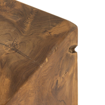 product image for teak square stool by bd studio 227026 002 7 67
