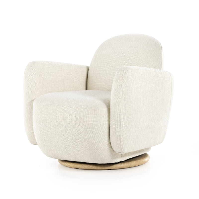 media image for enya swivel chair gibson white 1 285