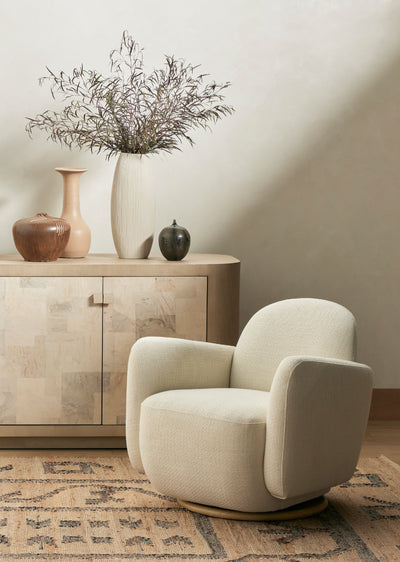 product image for enya swivel chair gibson white 11 77