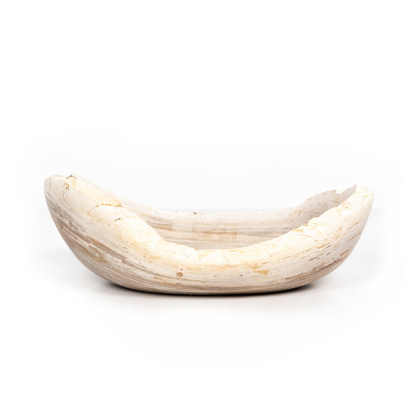 media image for oval petrified wood bowl by bd studio 227714 001 2 265