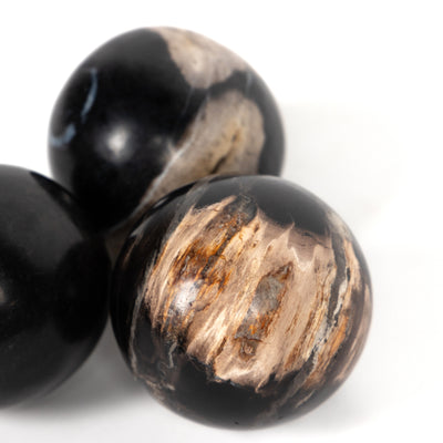 product image for petrified wood balls set 3 by bd studio 227718 001 3 76