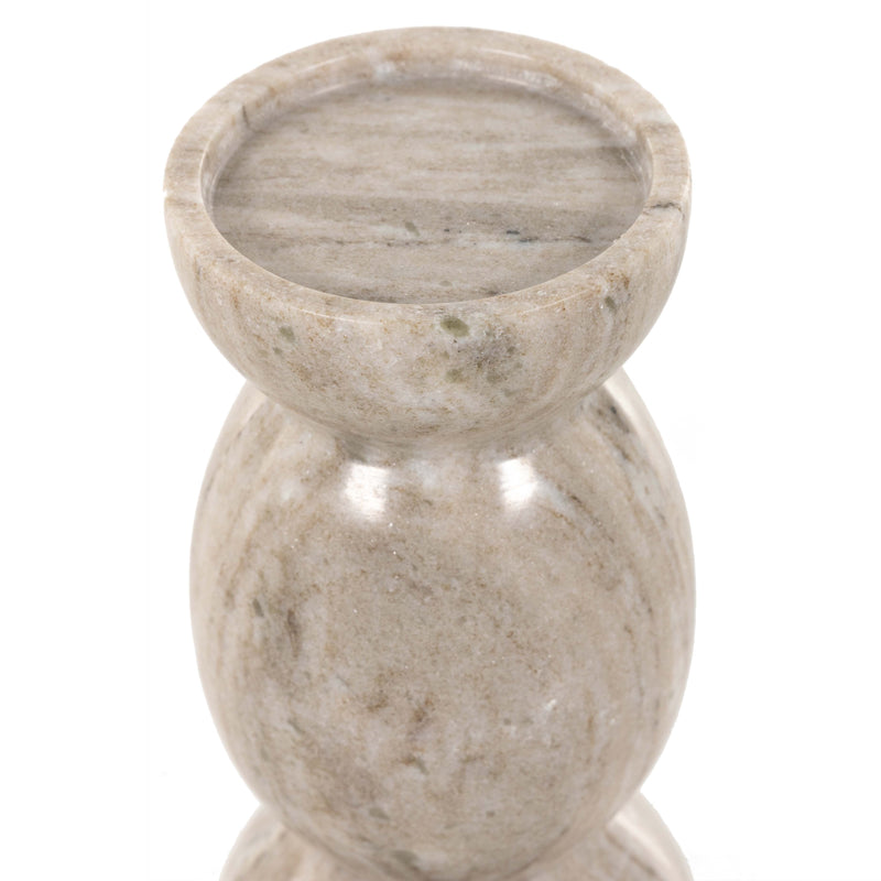 media image for kivu pillar candle holder set of 2 grey 10 265