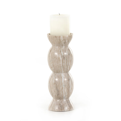 product image for kivu pillar candle holder set of 2 grey 5 78