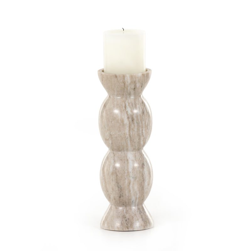 media image for kivu pillar candle holder set of 2 grey 5 287