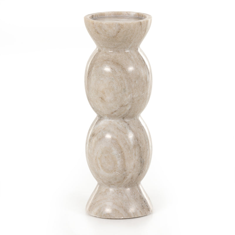 media image for kivu pillar candle holder set of 2 grey 3 277
