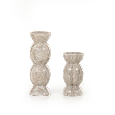 product image for kivu pillar candle holder set of 2 grey 1 48