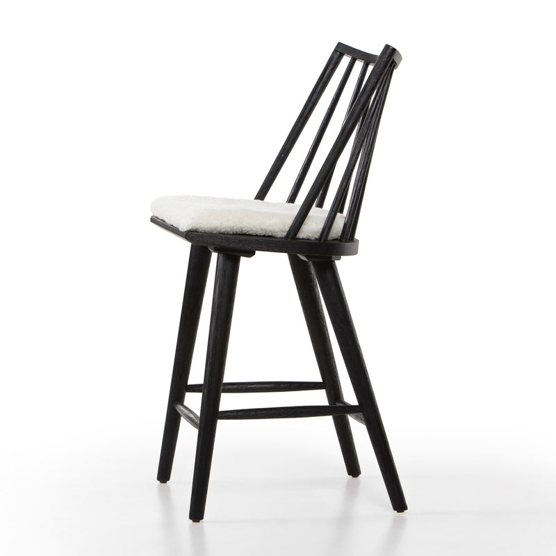 media image for Lewis Windsor Counter Stool with Cushion by BD Studio 288